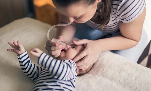 faire passer le rhume d’un bébé 