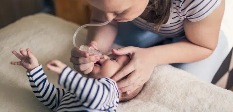 faire passer le rhume d’un bébé 