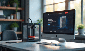 L’impression 3D en ligne : une solution économique pour la production de pièces sur mesure