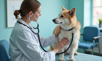 Soulager la présence de sang dans l’urine du chien naturellement