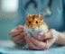 Hamster russe en soin chez le vétérinaire
