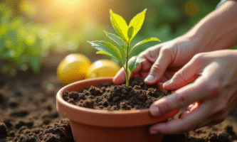 Conseils pratiques pour réussir le rempotage de votre citronnier